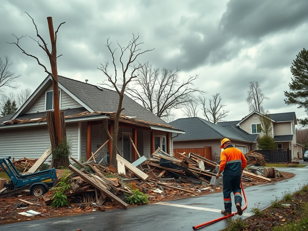 Storm and Natural Disaster Damage Cleanup